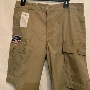 Men's Shorts - Izod Khaki colored Shorts